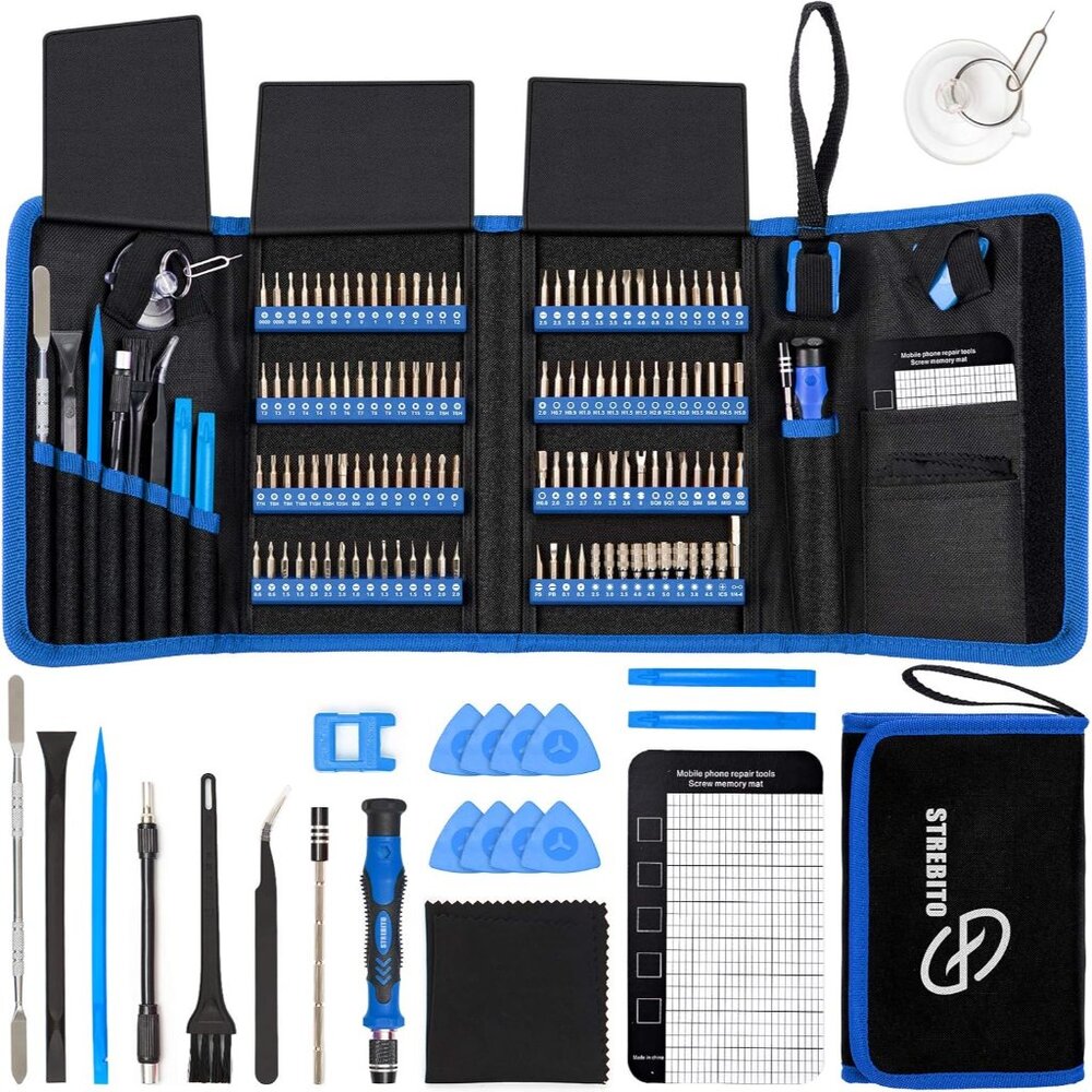Electronics Precision Screwdriver Sets 142-Piece with 120 Bits Magnetic Repair T - Picture 1 of 8